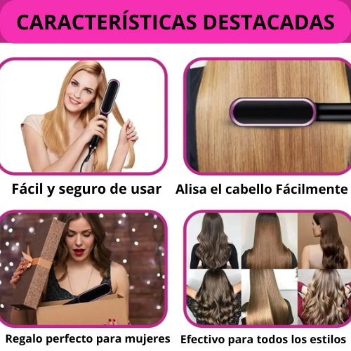 Cepillo Plancha SuavizaPro: Tu Cabello Perfecto al Instante