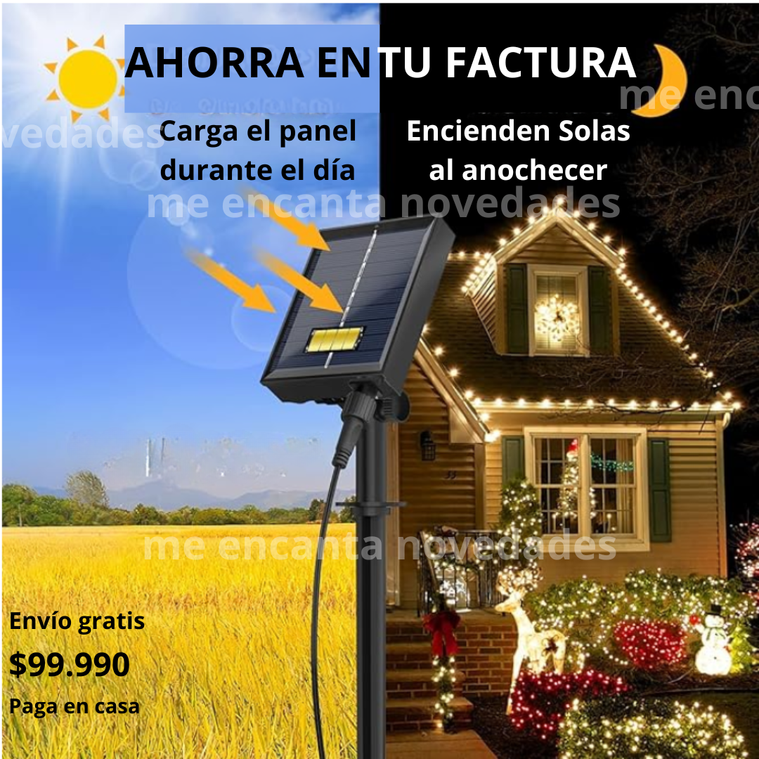 Luz Solar PowerLed 20M