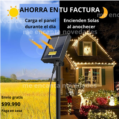 Luz Solar PowerLed 20M